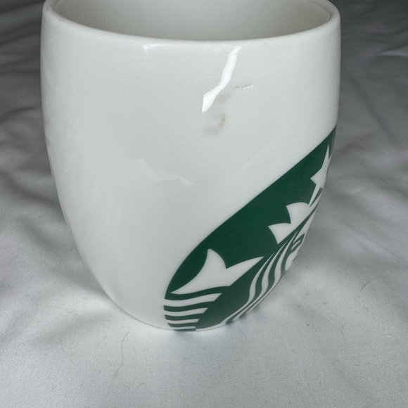 STARBUCKS 2010 Coffee Large Ceramic Mug Cup Green Mermaid Logo 14 oz. - Picture 4 of 6